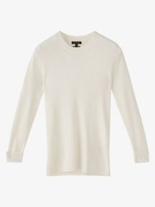 Maglia seta-lana a costine - Massimo Dutti