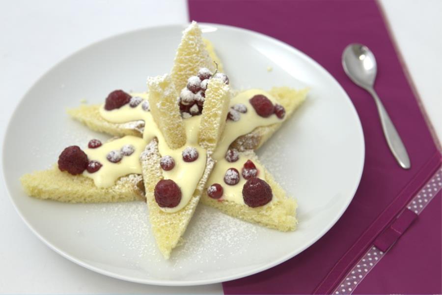 Pandoro con crema al mascarpone